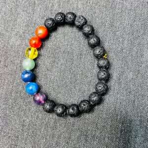 Lava 7 Chakra Bracelet