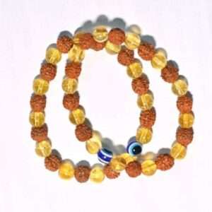 Magical Citrine Rudraksha Bracelet
